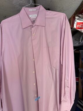 Van Heusen Men’s Pink Long-Sleeve Dress Shirt